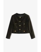 Giacca Aina Velvet kaki