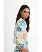 Blaue Baumwolljacke Farol Beach