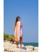 Fouta de algodón naranja - 100x200 cm