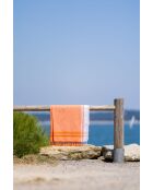 Fouta de algodón naranja - 100x200 cm