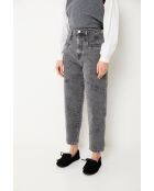 Jeans Cortes Bleach in cotone grigio