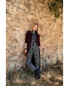 Jeans Cortes Bleach in cotone grigio