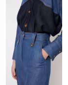 Pantaloni Cuca Tencel blu