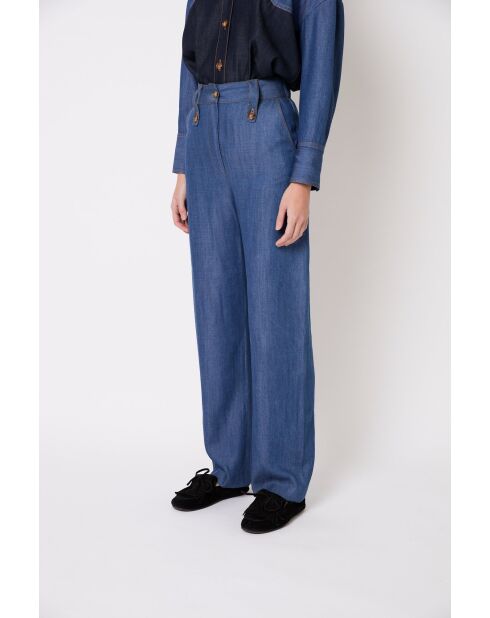 Cuca Tencel blaue Hose