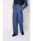 Pantaloni Cuca Tencel blu