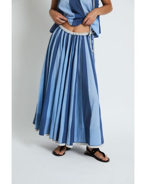 Jupe en coton Circo Voile bleue