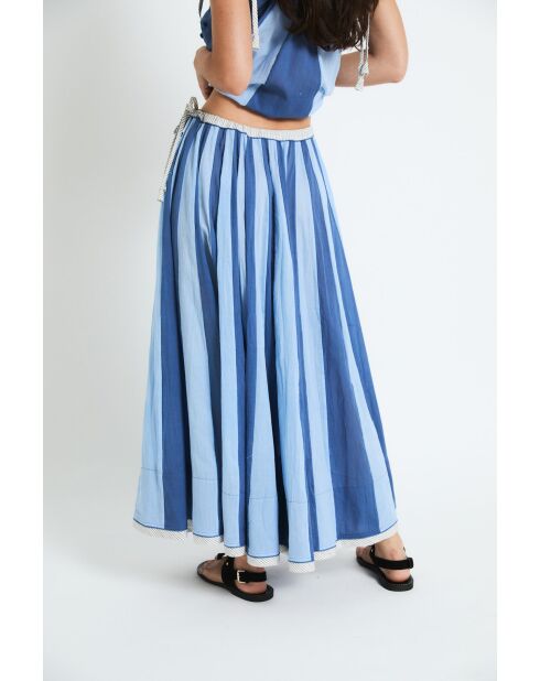 Jupe en coton Circo Voile bleue