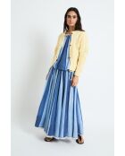 Gonna Circo Voile in cotone blu