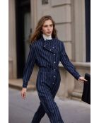 Combinaison en laine Isabela Rayas marine