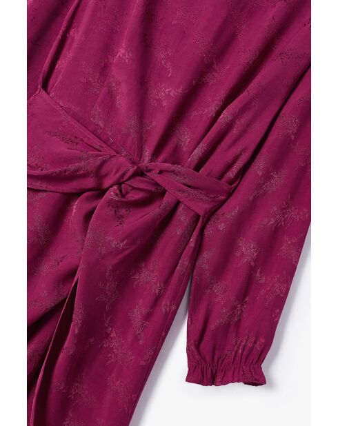 Tunique Camila Flor prune