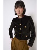 Giacca nera Aina Velvet