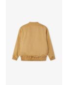 Chaqueta bomber de lino Lino Ocre