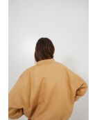 Chaqueta bomber de lino Lino Ocre