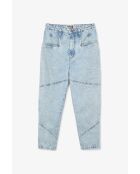 Jeans Cortes Bleach in cotone blu