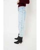 Jeans Cortes Bleach in cotone blu