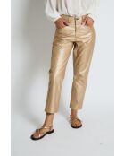 Venice Metal dorado katoenen jeans