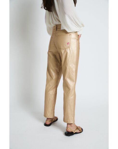 Venice Metal dorado katoenen jeans