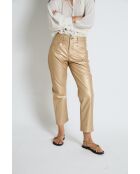 Venice Metal dorado katoenen jeans
