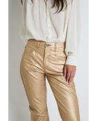 Venice Metal dorado katoenen jeans