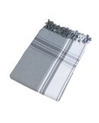Fouta in cotone grigio - 100x200 cm