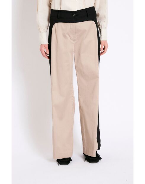 Pantaloni Brunix Chino in cotone bicolore
