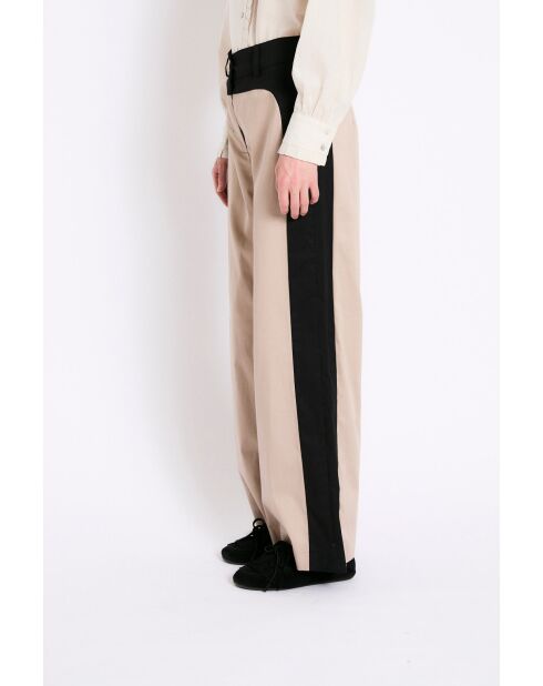 Pantaloni Brunix Chino in cotone bicolore