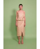 Atenas Baumwollrock mit goldener Klinge