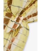 Italiano Batik gele katoenen jurk