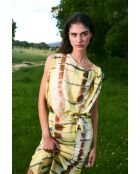 Italiano Batik gele katoenen jurk