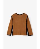 Pullover Ibiza Punto in cotone caramello