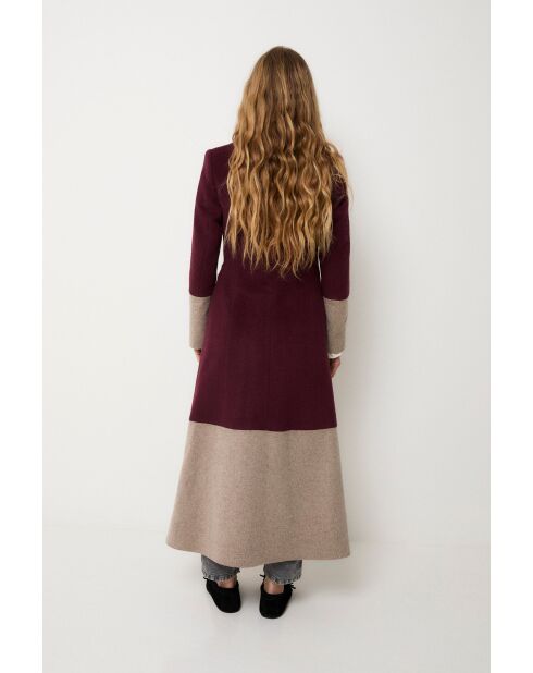 Tiny Pelo burgunderfarbener Mantel