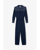 Combinaison en coton Fonti Raya Denim bleu