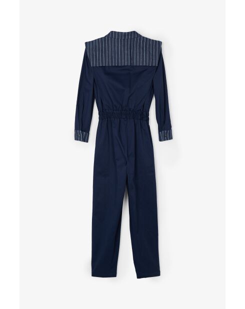 Combinaison en coton Fonti Raya Denim bleu