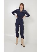 Combinaison en coton Fonti Raya Denim bleu