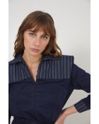 Combinaison en coton Fonti Raya Denim bleu