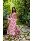 Rosafarbenes Baumwollkleid Isi Indiana