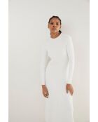 Alejandra Punto ecrufarbenes Kleid