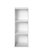 Estante de almacenamiento blanco contemporáneo de 3 compartimentos