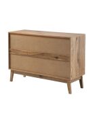 Anrichte Alia mit 2 Türen und 3 Schubladen mit Rattanfronten, L.120 cm