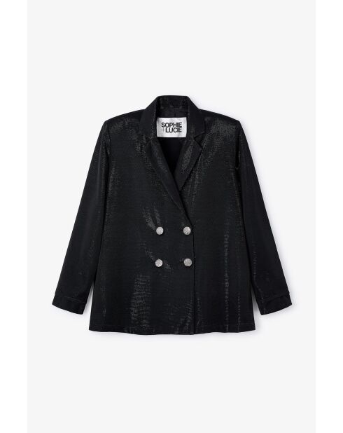 Schwarze Azavache Icon Jacke
