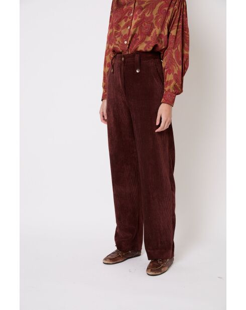Pantaloni Cuca Pana marroni