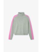 Pullover in lana turchese Linea Punto