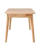 Table à manger Soline extensible en bois massif - L.120 à 160 cm