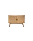 Ernest Vintage-Sideboard mit Holzdekor 2 Schiebetüren - L.110 cm