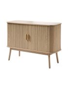 Ernest Vintage-Sideboard mit Holzdekor 2 Schiebetüren - L.110 cm