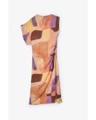 Rosafarbenes Hara Cubista Kleid