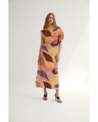 Rosafarbenes Hara Cubista Kleid