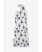 Marineblauwe jurk Halter Orquidea