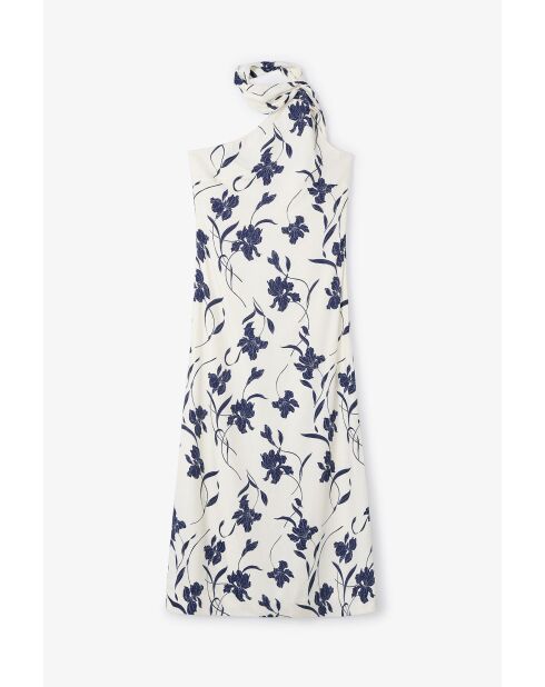 Marineblauwe jurk Halter Orquidea