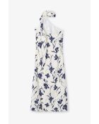 Marineblauwe jurk Halter Orquidea